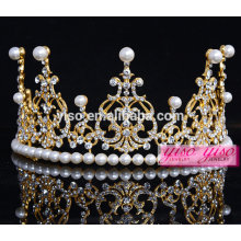 Véritable diamant beauté femmes accessoires chine tiara